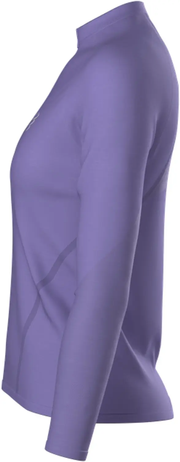 Compressport Merino Half-Zip LS T-shirt - Aster Purple - afbeelding 4 van 6