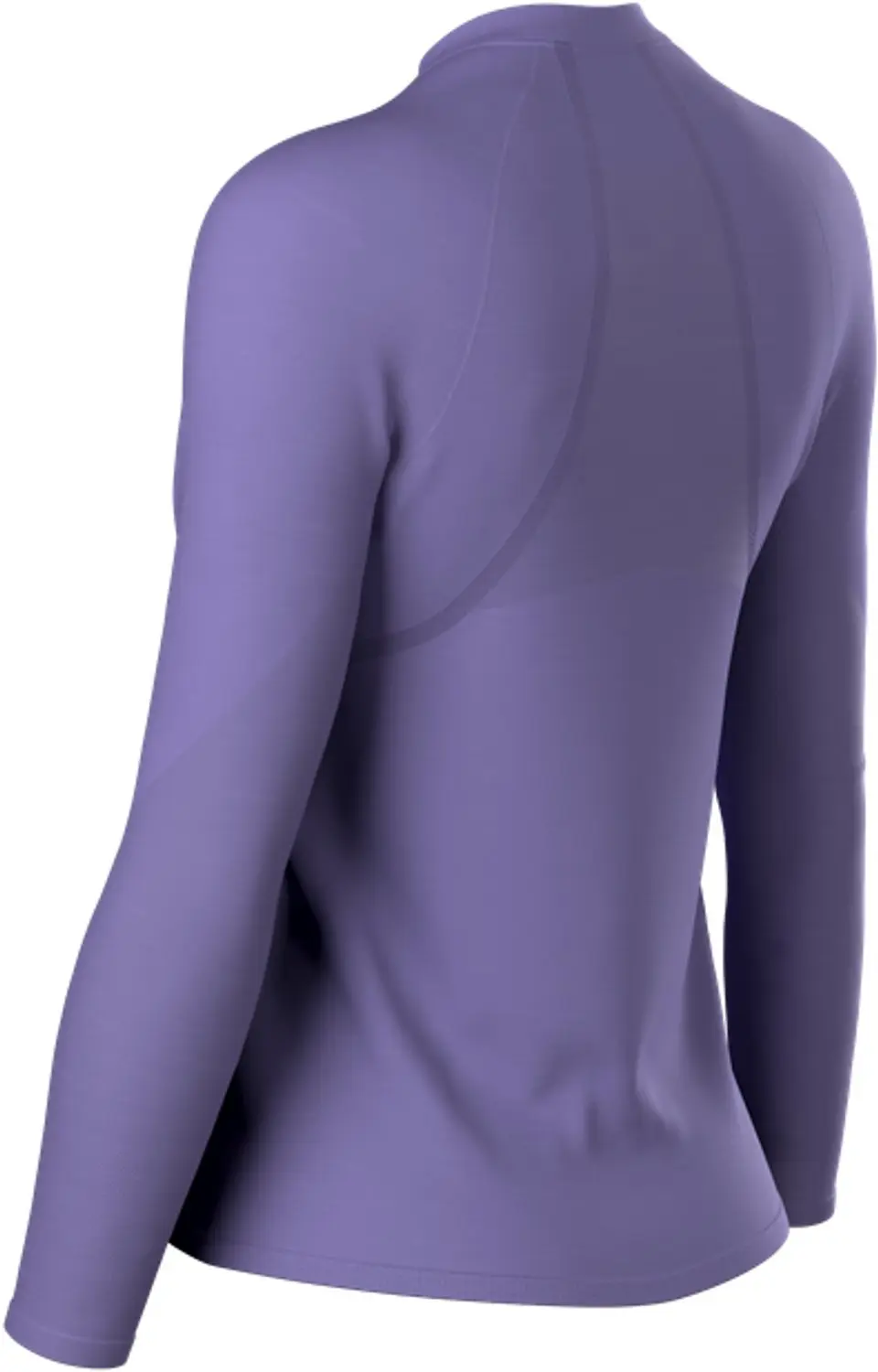 Compressport Merino Half-Zip LS T-shirt - Aster Purple - afbeelding 3 van 6