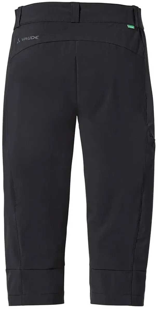 Vaude Farley Stretch Capri III Damesbroek - Zwart - afbeelding 3 van 4
