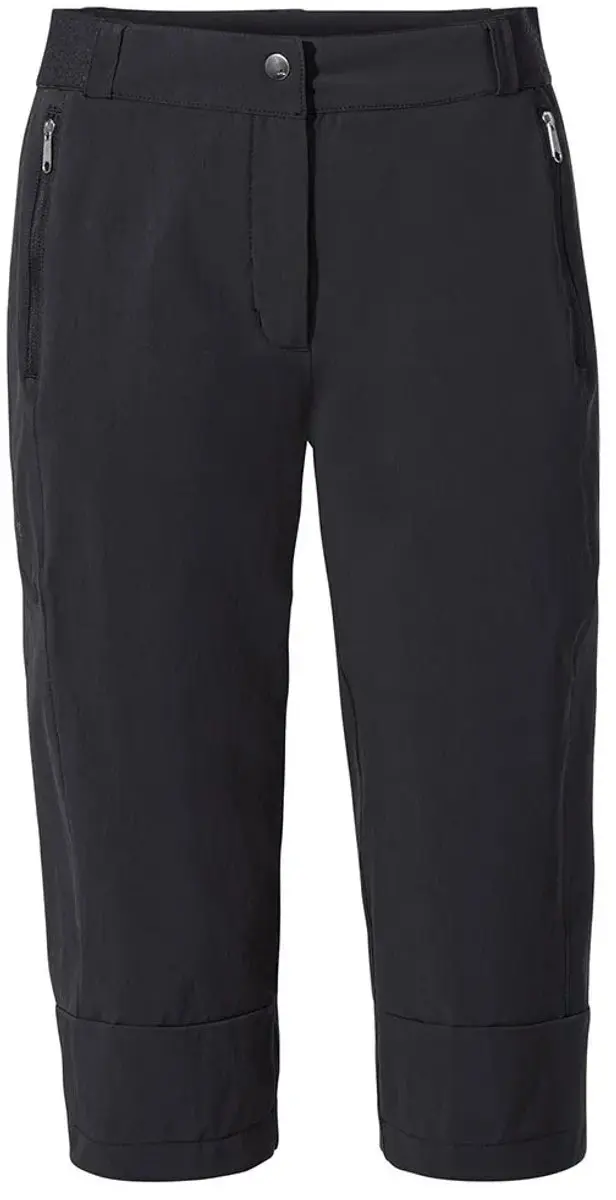 Vaude Farley Stretch Capri III Damesbroek - Zwart - afbeelding 4 van 4