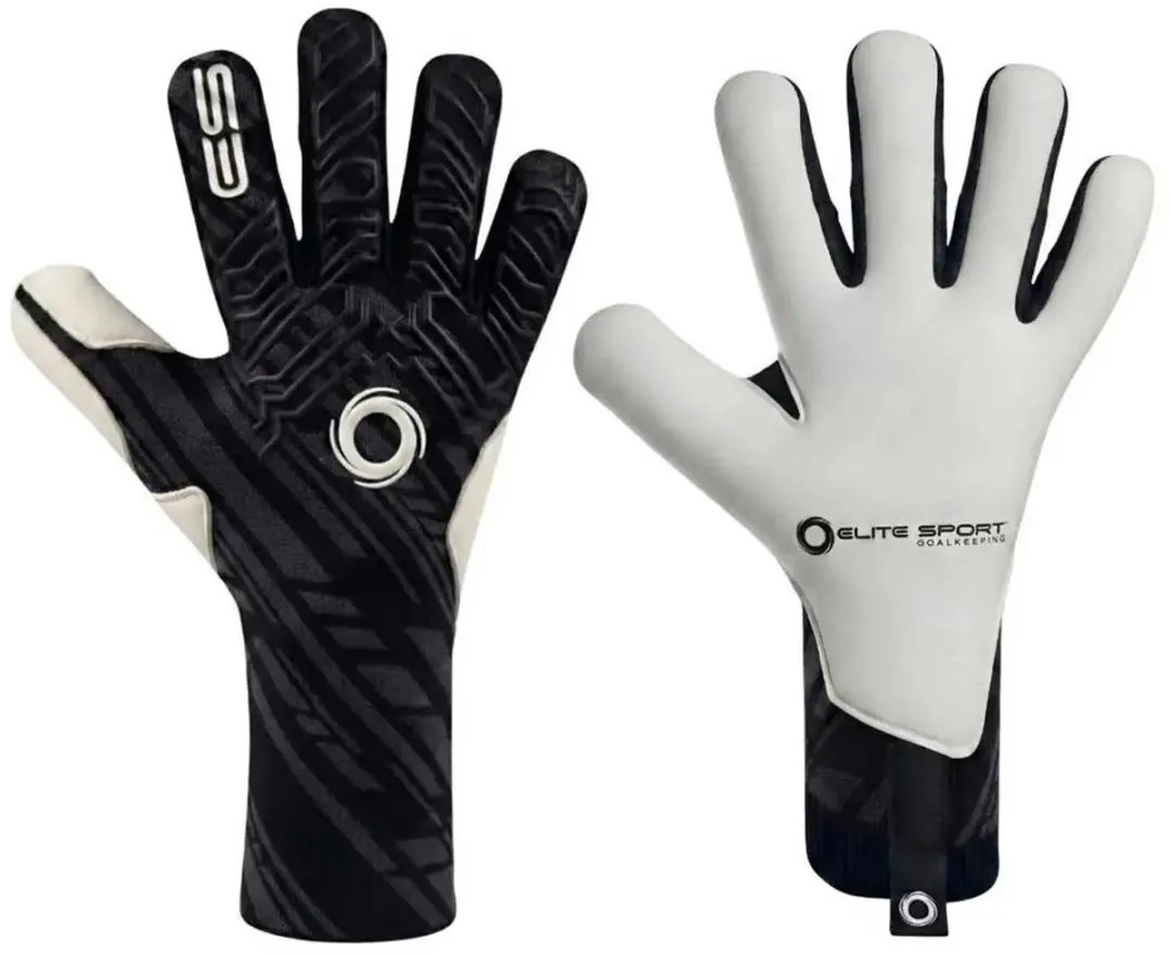 Elite Sport T1b Knit Keepershandschoenen - Zwart/Wit - afbeelding 2 van 6