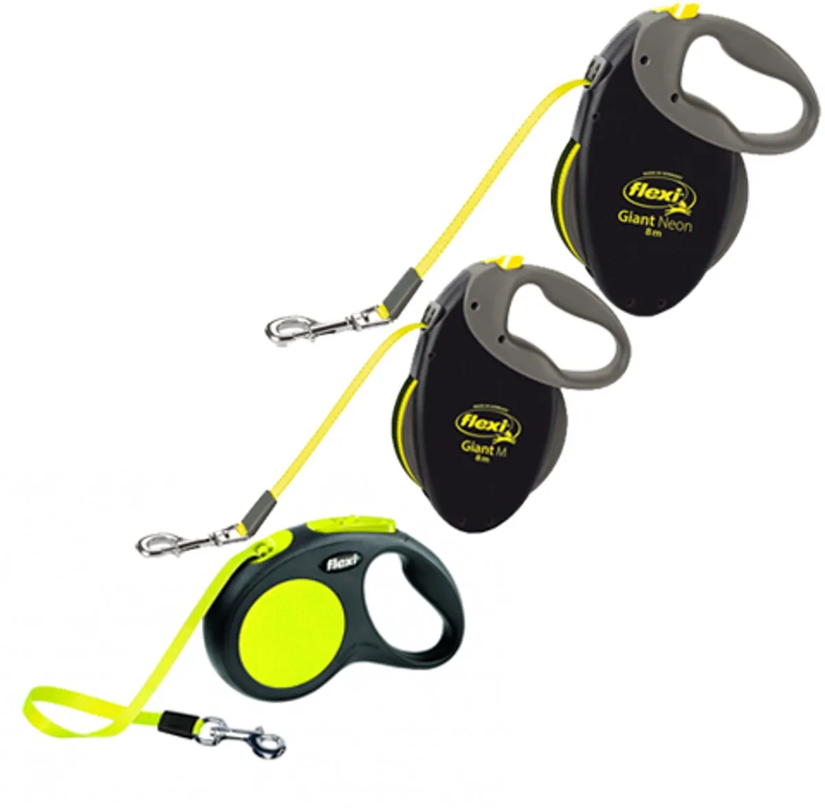 Flexi New Neon Rollijn Hondenriem L - 5 Meter - Geel - afbeelding 6 van 6