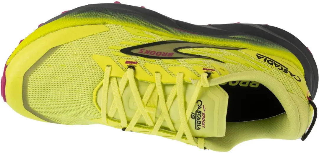 Brooks Cascadia 19 Smalle Trailschoenen Dames - Geel - afbeelding 6 van 6