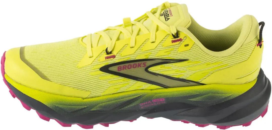 Brooks Cascadia 19 Smalle Trailschoenen Dames - Geel - afbeelding 5 van 6