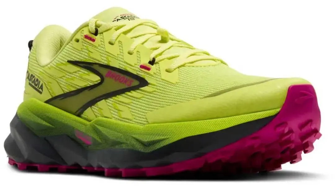 Brooks Cascadia 19 Smalle Trailschoenen Dames - Geel - afbeelding 3 van 6