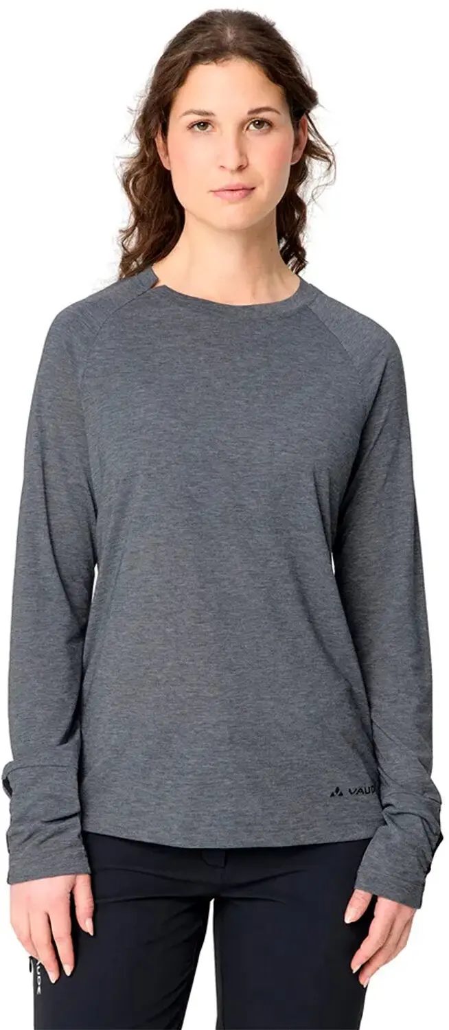 Vaude Skomer Iii T-shirt Met Lange Mouwen Grijs 42 Vrouw