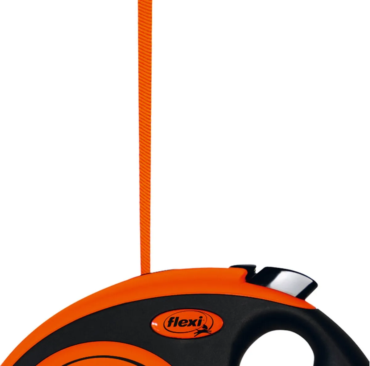Flexi Rollijn Xtreme Tape - 3m - XS - Zwart/Oranje