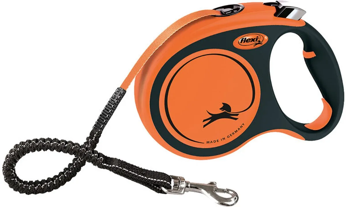 Flexi Rollijn Xtreme Tape - 3m - XS - Zwart/Oranje - afbeelding 6 van 6