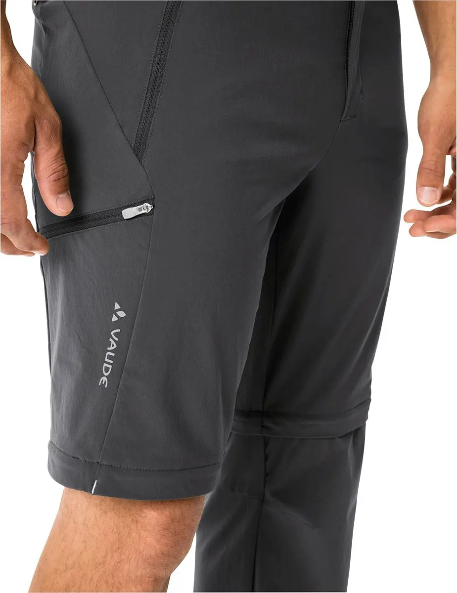 Vaude Farley Stretch T-Zip III Broek - Zwart - afbeelding 5 van 6