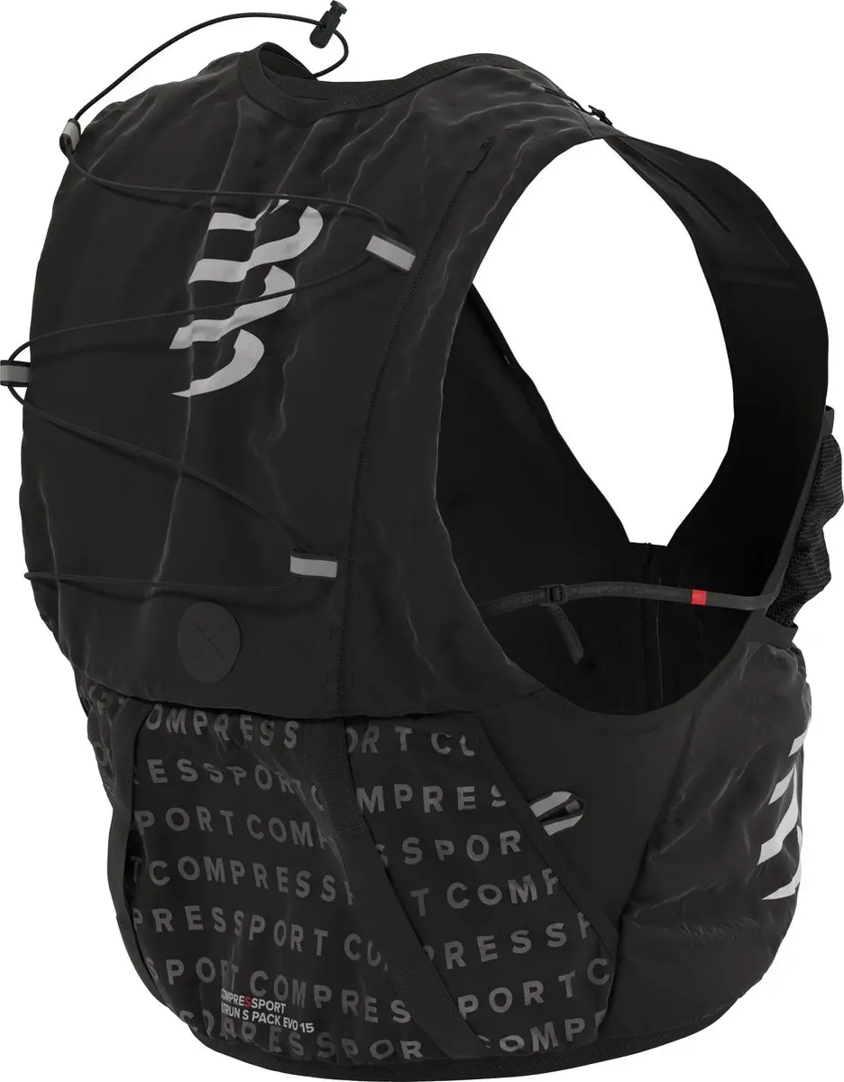 Compressport UltRun S Pack Evo 15 Trailrunrugzak - Zwart
