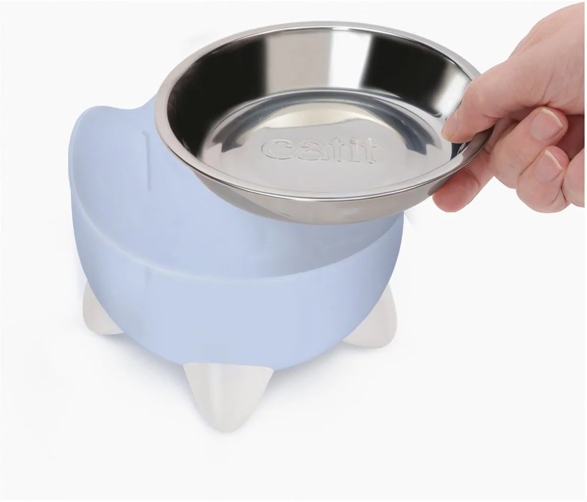 Catit Pixi Fountain Combi Kit - Blauw Wit