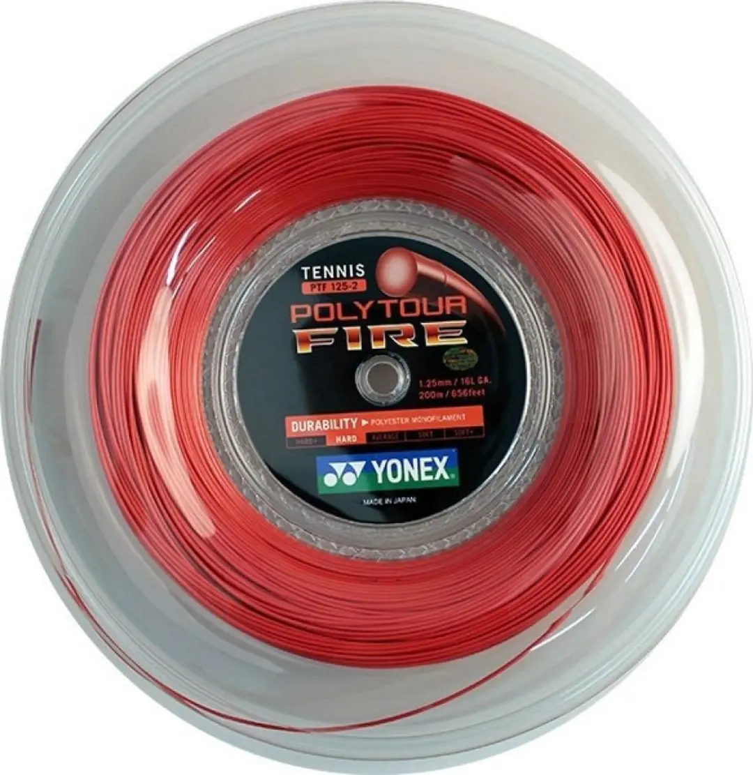 Yonex Polytour Fire tennissnaar 1,25mm 200m