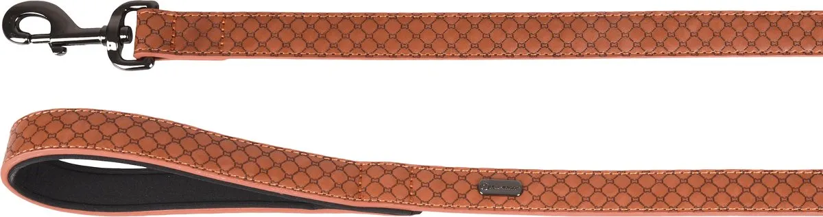 Flamingo Looplijn met Neopreen Patti Bruin 1,3m 25mm