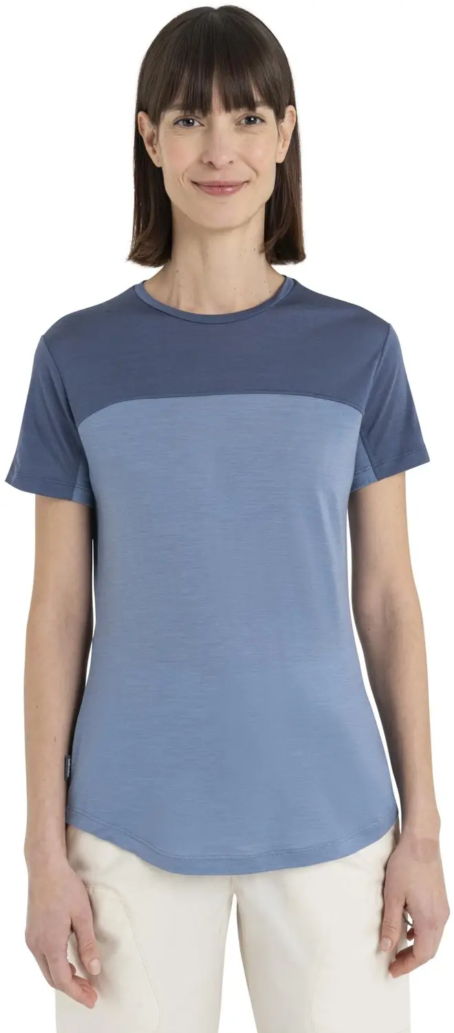 Icebreaker Merino 125 Cool-lite Sphere Iii Colour Block T-shirt Met Korte Mouwen