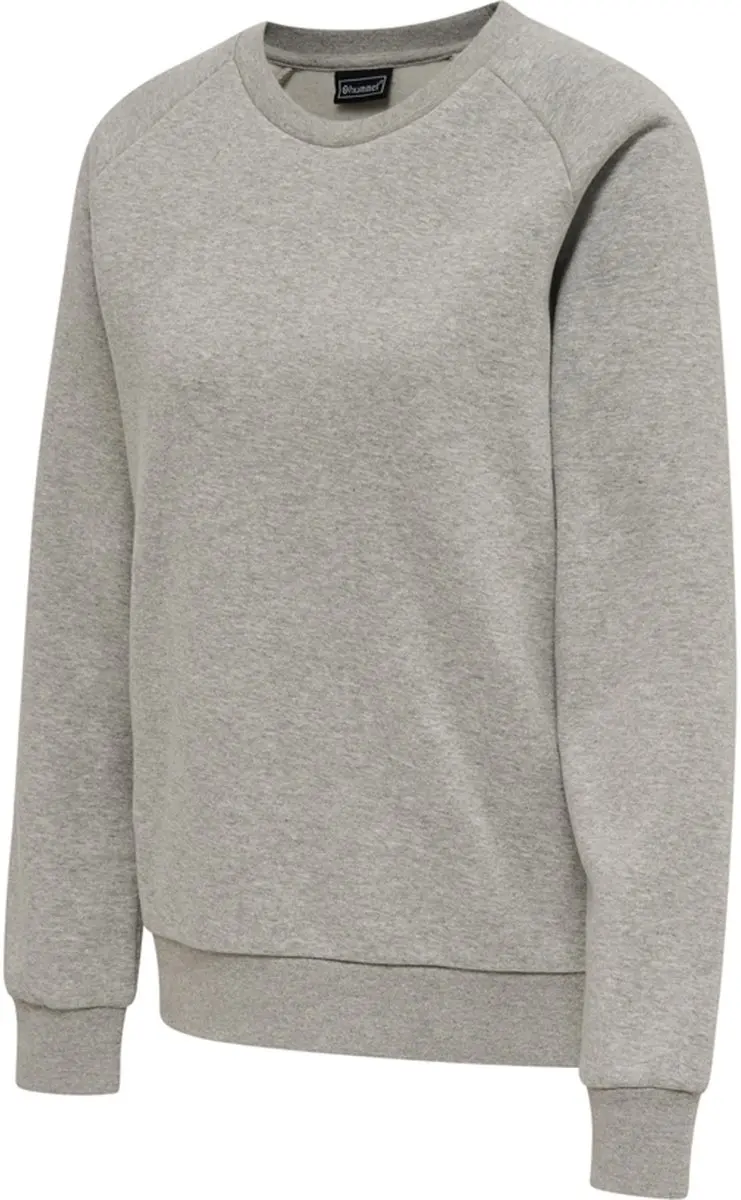 Hummel Hmlred Heavy Sweatshirt Dames - Grey Melange - afbeelding 2 van 6