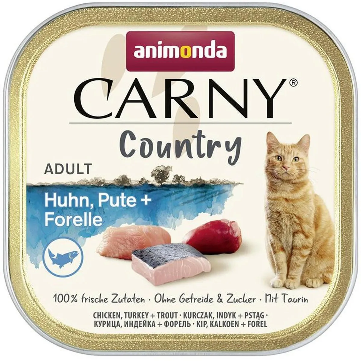 Animonda Carny Country Adult Natvoer Kat Kip/Kalkoen/Forel