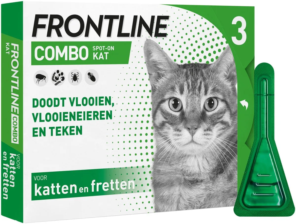 Frontline Combo Kat Vlooiendruppels
