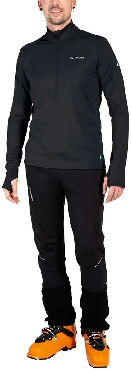 Vaude Livigno Halfzip II Fleecevest - Heren - Black L - afbeelding 6 van 6