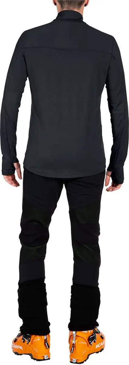 Vaude Livigno Halfzip II Fleecevest - Heren - Black L - afbeelding 2 van 6