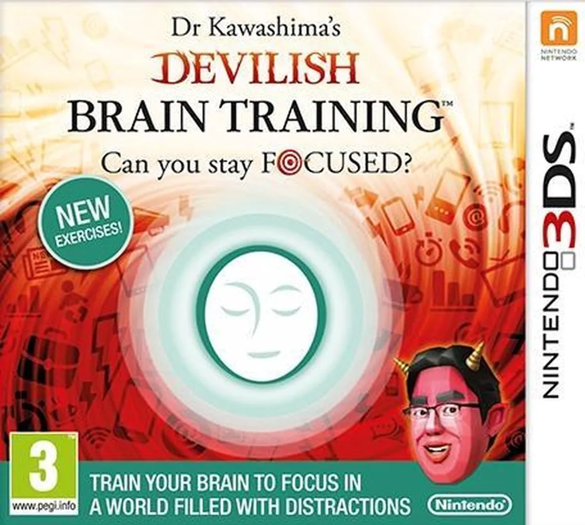 Nintendo Dr Kawashima's Devilish Brain Training 3DS
