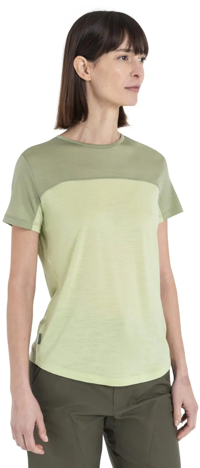 Icebreaker Merino 125 Cool-lite Sphere Iii Colour Block T-shirt Met Korte Mouwen