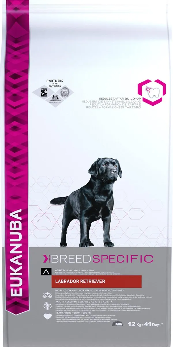 Eukanuba Labrador Hondenvoer Kip 12kg