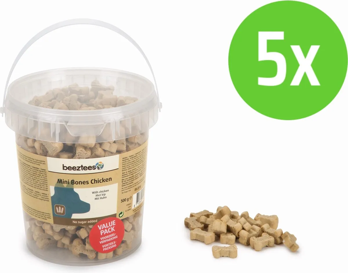 Beeztees Mini Bones Chicken Hondensnoepjes
