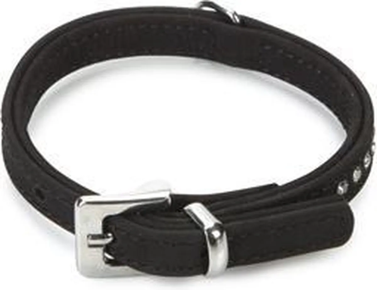 Beeztees Buffalo Halsband - Zwart - 19-23x1cm