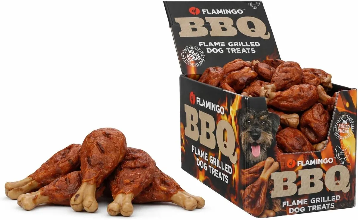 Flamingo BBQ Kotelet Hondensnack 2kg