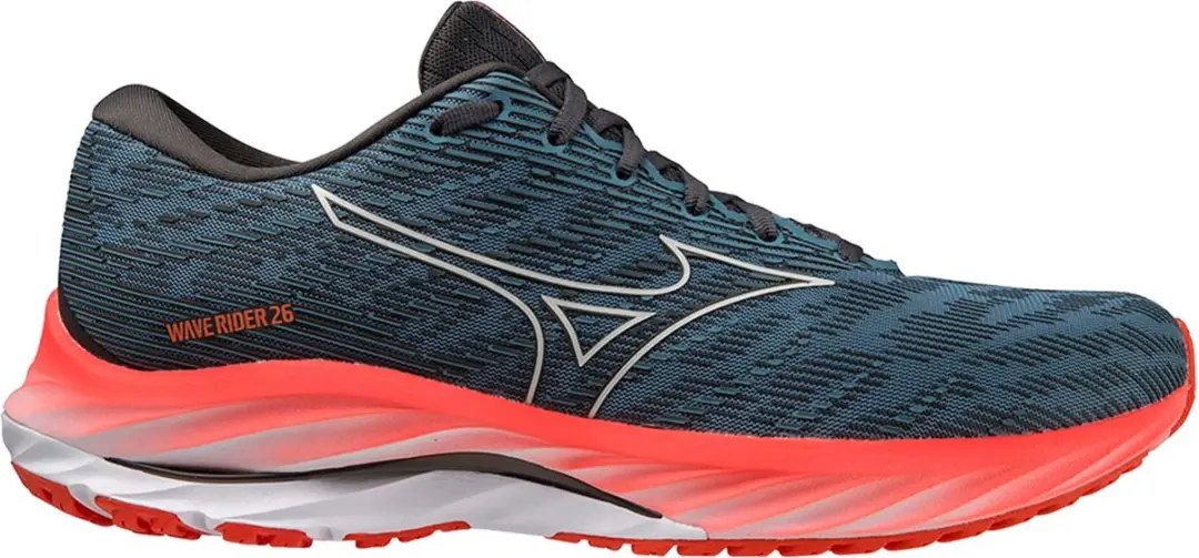 Running Shoes for Adults Mizuno Wave Rider 26 Blue
