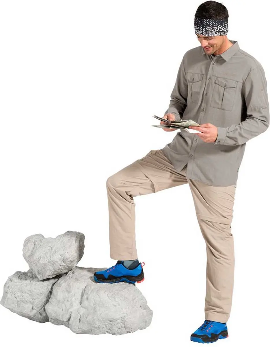 Vaude Farley Zip Off V Broek Heren - Boulder Grijs - 48 - afbeelding 4 van 6