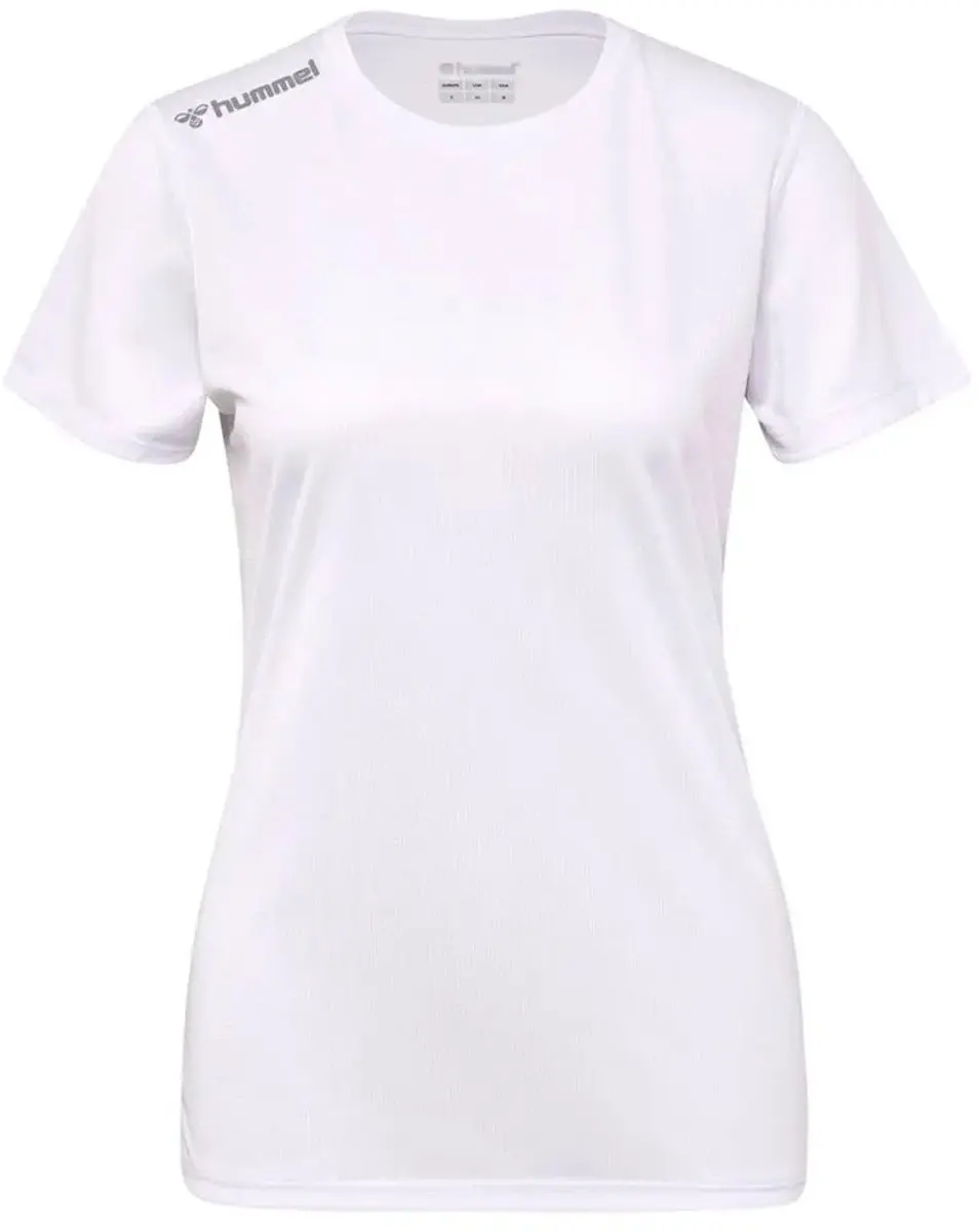 Hummel Hmlrun Jersey S/S Dames Sportshirt - Wit - afbeelding 4 van 4