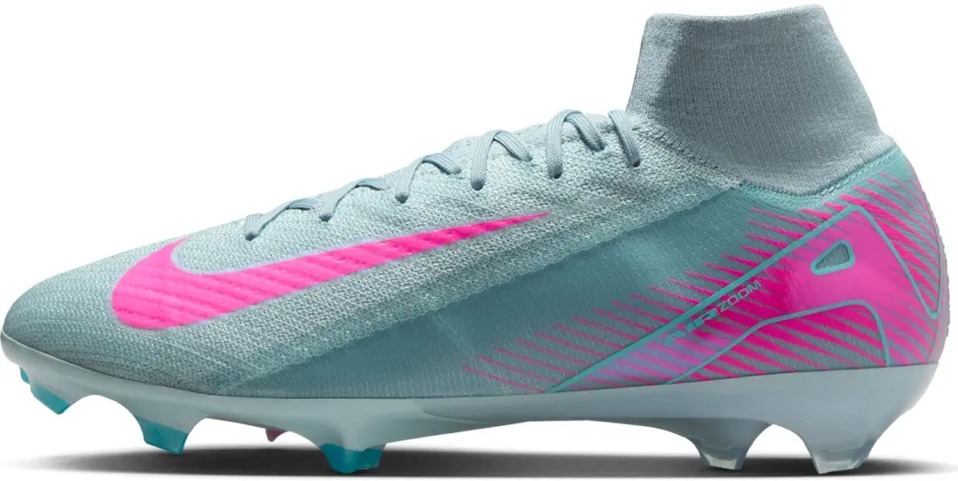 NIKE ZM SUPERFLY 10 ELITE FG BLACK/OCEAN CUBE/HYPER PINK/HY 016 9.5
