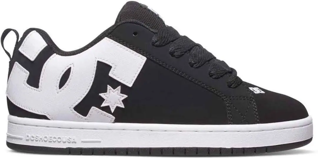 DC Shoes Court Graffik Skateschoenen Laag - Zwart - afbeelding 6 van 6