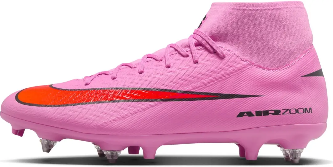NIKE ZM SUPERFLY 10 ACAD SG-PRO AC MAGIC FLAMINGO/BLACK-TOTAL CRI 600 9.5