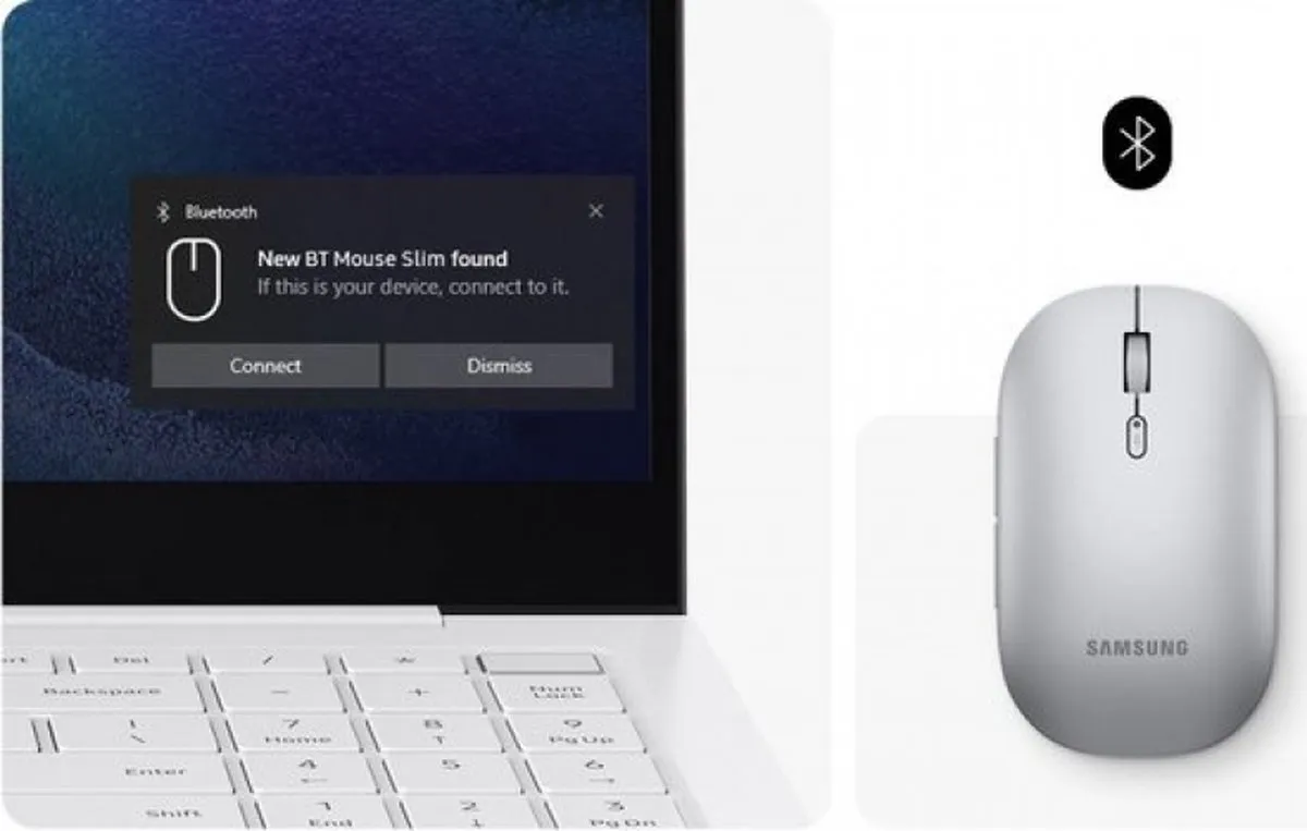 Samsung - Bluetooth Muis Slim - EJ-M3400 - Zwart
