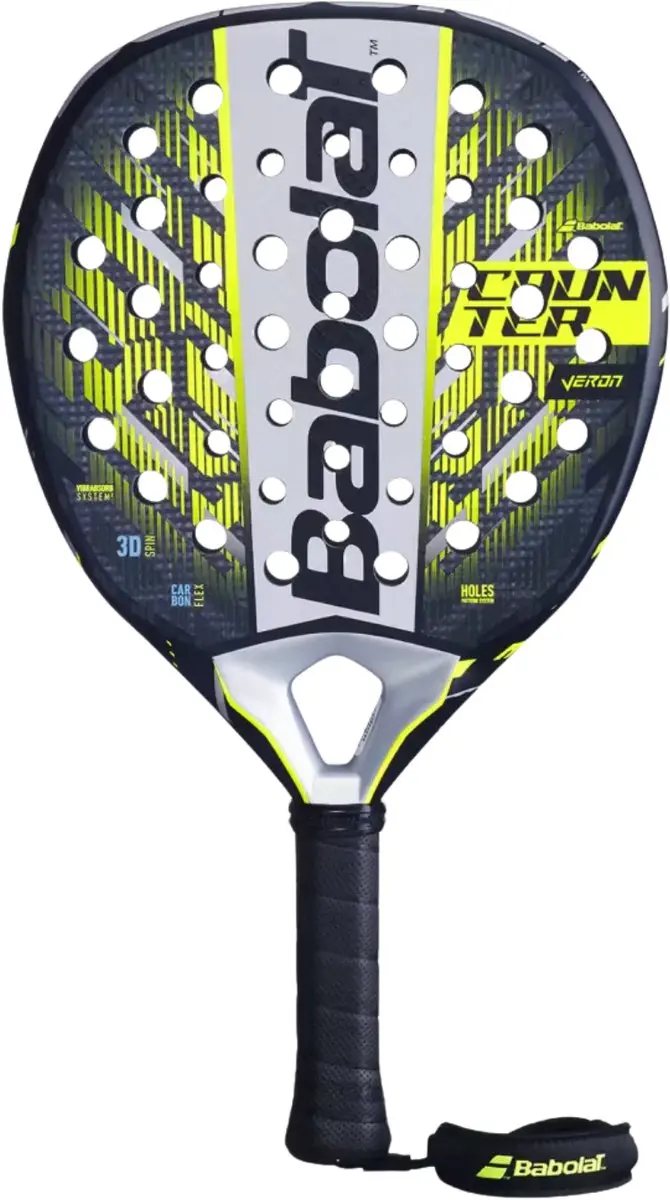 Babolat Counter Veron Padelracket 2025 - Blauw - afbeelding 5 van 5
