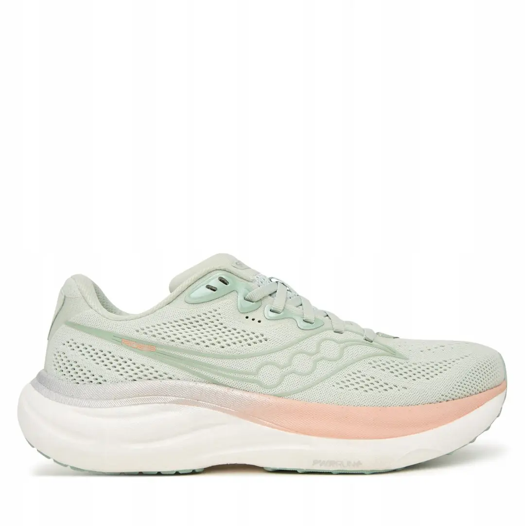 Saucony Ride 19 Dames Hardloopschoenen - Groen - 38.5 - afbeelding 2 van 3