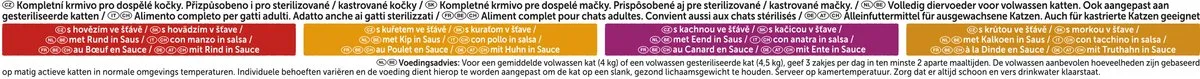 Felix Heerlijke Reepjes Farm Selectie Kattenvoer - 44x80g