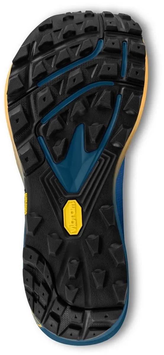 Topo Athletic MTN Racer 4 Trailschoenen Heren - Navy/Orange - afbeelding 4 van 6