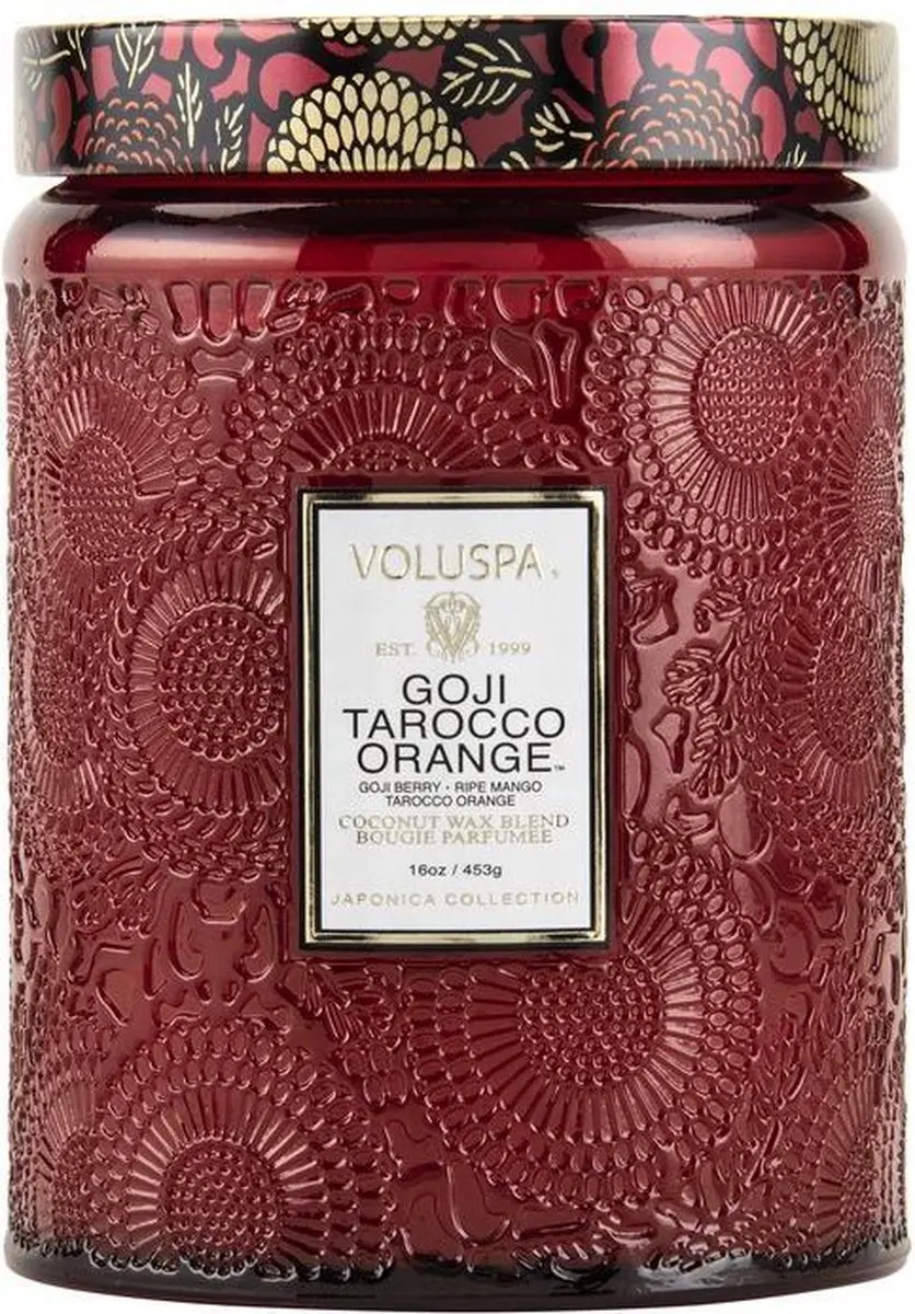 Voluspa Goji Tarocco Orange Geurkaars