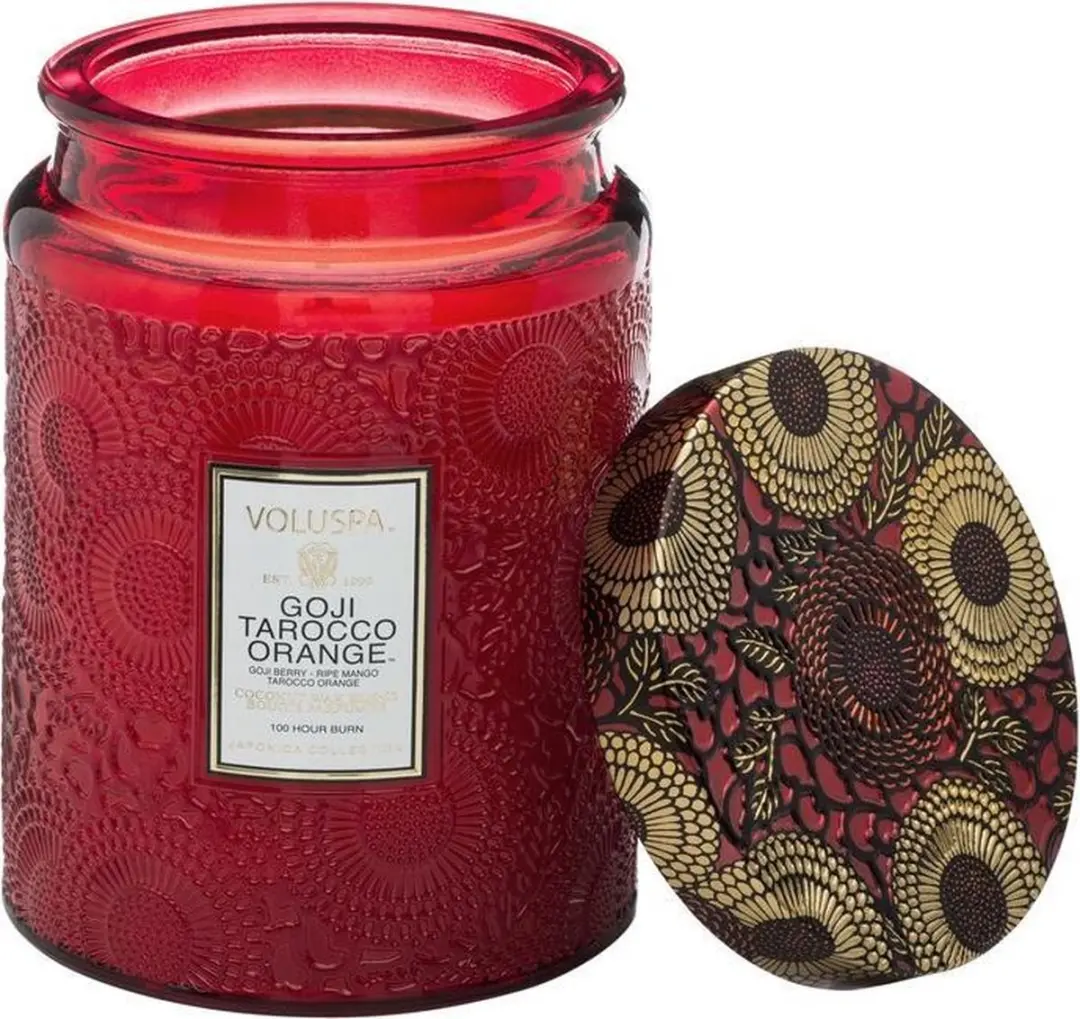 Voluspa Goji Tarocco Orange Geurkaars - 450gr - afbeelding 2 van 4