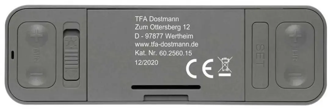 TFA Dostmann TWIST 60.2560.15 Radiowekker - Grijs - afbeelding 2 van 6