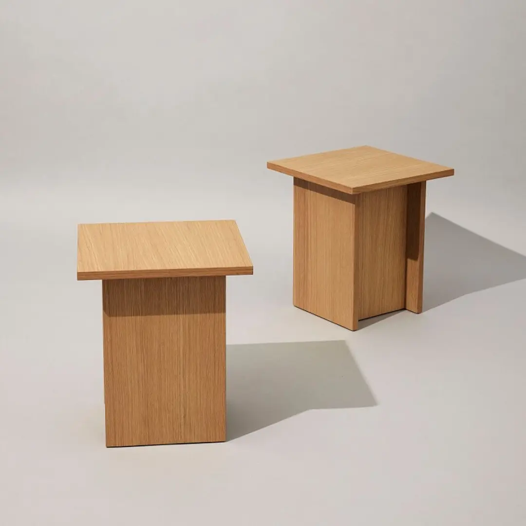 Hübsch Straight Bijzettafel - Natuurlijk - afbeelding 2 van 6