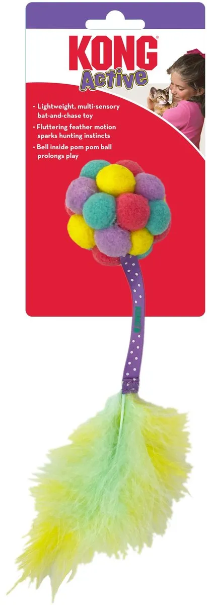 KONG Cat Active Bubble Bal - Blauw