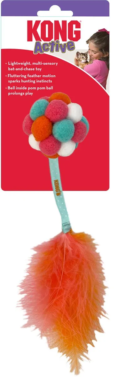 KONG Cat Active Bubble Bal - Blauw