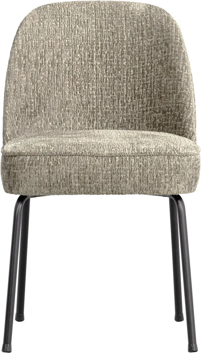 WOOOD Vogue Eetkamerstoel Structure Velvet - Wheatfield - afbeelding 5 van 6