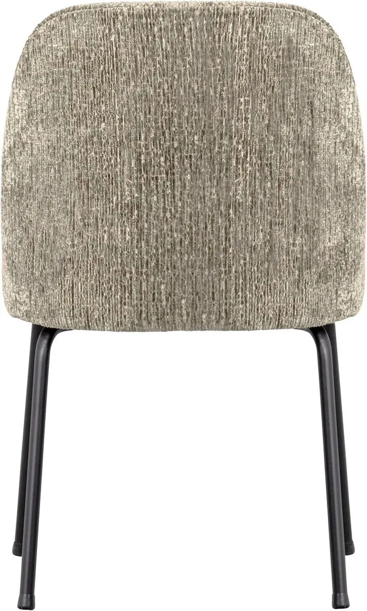 WOOOD Vogue Eetkamerstoel Structure Velvet - Wheatfield - afbeelding 4 van 6
