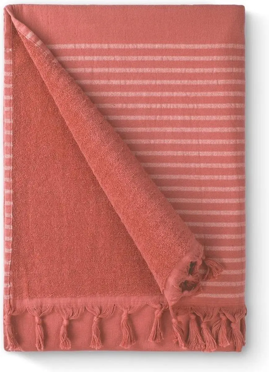 Byrklund Hamamdoek Bath Basics - 100x180 - 100% Katoen - Koraal