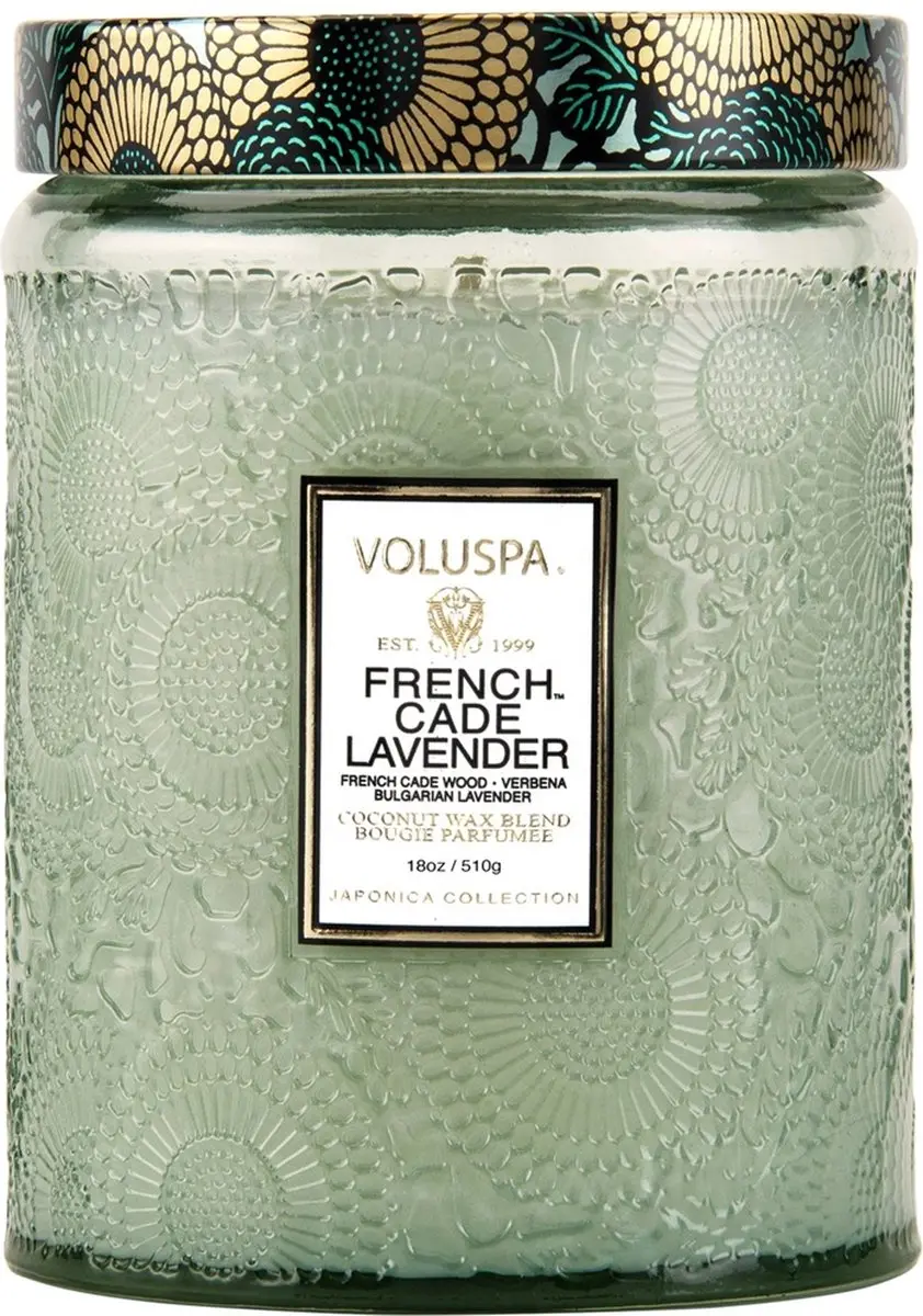 Voluspa Geurkaars French Cade Lavender 450gr - afbeelding 2 van 4